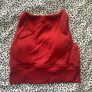 betsey johnson workout crop tank top